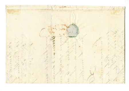 Lettre pour Nantes avec CAD "St Pierre ile de la R
