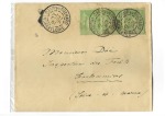 2 lettres : n°90 OBL CAD type 18 "Camp du Ruchard 