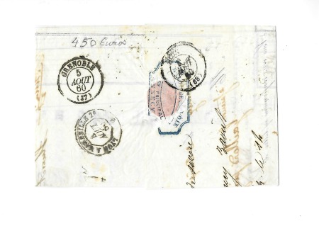 ANNECY càd sarde 3 aout 60 sur n° 14 de France (au