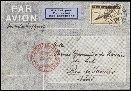 1935 (6. Nov.) 16. Südamerikafahrt, Bedarfsbrief mit