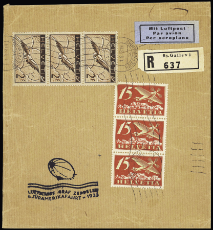 1933 (2. - 12. Sept.) 6. Sudamerikafahrt, grosses Streifband