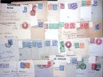 1915-50 CENSORED MAIL, Lot of 300 covers and cards