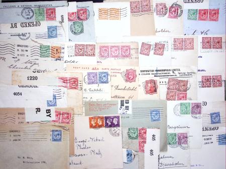 1915-50 CENSORED MAIL, Lot of 300 covers and cards