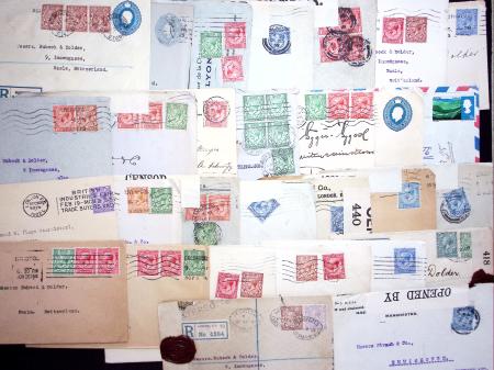 1915-50 CENSORED MAIL, Lot of 300 covers and cards