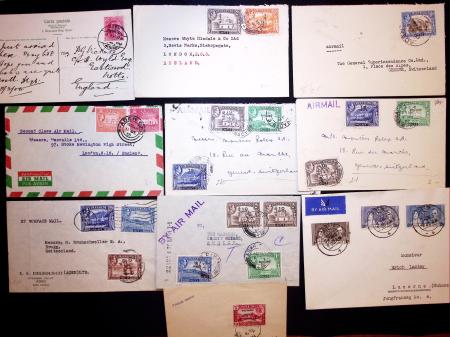 1897-1937, Lot of 17 covers or cards plus a selection