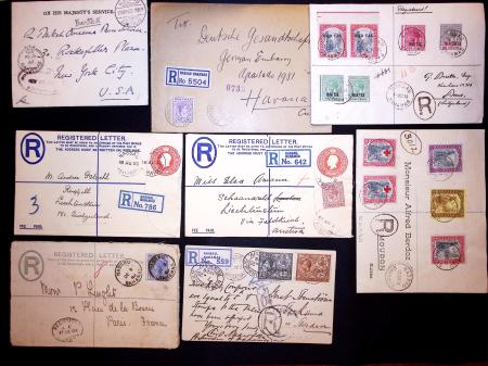 1902-70 Lot of 29 items with several registered items,