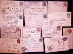 1861-1910 Selection of 75 covers and cards showing
