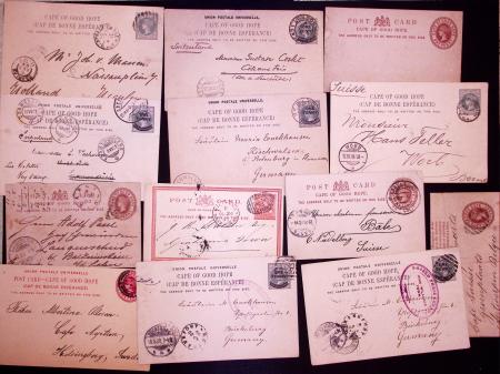 1861-1910 Selection of 75 covers and cards showing
