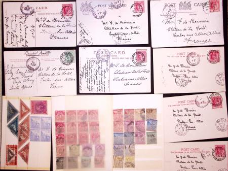 1861-1910 Selection of 75 covers and cards showing