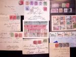 1886-1905, STATES: Selection of 39 covers and cards
