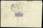 N° 14Ad 20c bleu foncé sur vert, bien margé, obl.
