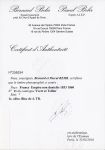 1c olive. Bloc de 4. TB