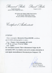 5c vert-jaune s/ azuré. Paire s/ document d'Alger