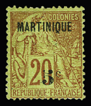 5c s/20c brique s/vert. Petit "5" suivi de "c". Bon