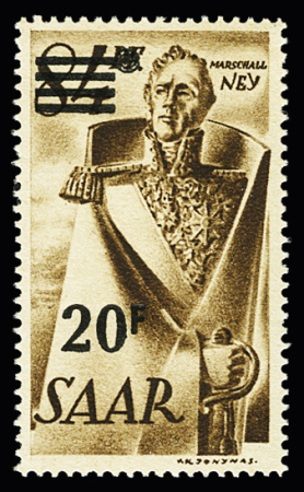 N° 216A à 228A Papier jaunâtre. TB