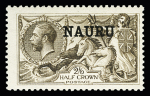 1916-23 2s6d Deep Brown, De La Rue printing, mint, very fine (SG19)