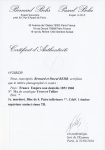 1c mordoré. Bloc de 4. Paire inférieure **. CdF.
