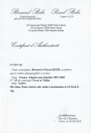 25c bleu. Paire s/lettre obl. étoile à destination