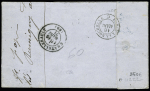 N° 20+25 (x3)+26+28 obl. GC 898 sur lettre de Charleville