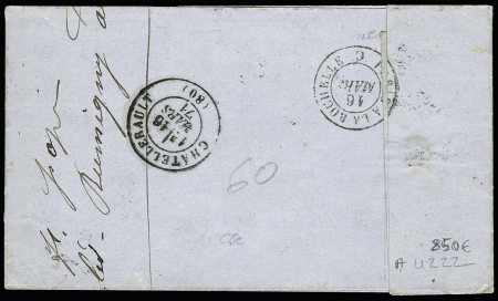 N° 20+25 (x3)+26+28 obl. GC 898 sur lettre de Charleville