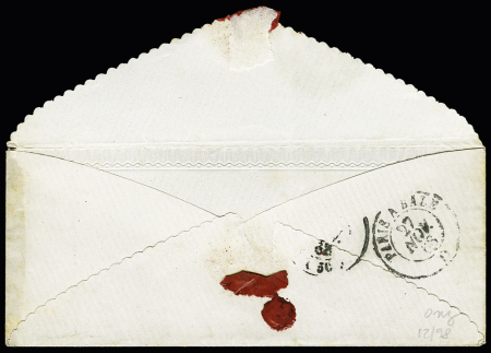 N° 29 obl. GC 1906 sur enveloppe VALENTINE de Juzennecourt
