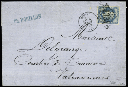 N° 29Be 20c Lauré NON DENTELE LEBAUDY sur lettre