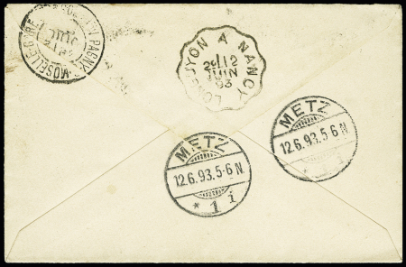 N° 29A +75 sur lettre de Longuyon (Meurthe et Moselle)