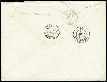 N° 31 obl. ASNA sur lettre avec càd Versailles Assemblée