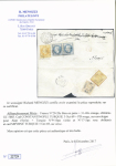 N° 29 (x2) +31 obl. GC 5083 sur lettre de Constantinople