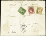 N° 20 +32 +36 (timbres récupérés par le postier)