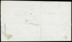 N° 32 en paire (un déf.) sur lettre en double port