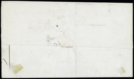 N° 32 en paire (un déf.) sur lettre en double port