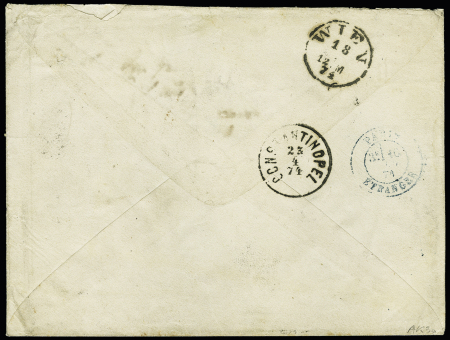 N° 37 (x3) +53 +60 (x3) sur enveloppe de Paris 16.04.74