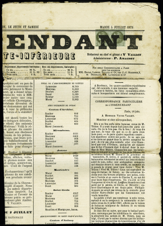 N° 39B 1c Bordeaux en paire, filet effleuré à gauche,