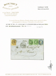 N° 42B (x2)+28+37 sur lettre d'Avignon (Vaucluse)