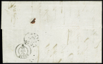 N° 5d 40c orange avec variété 4 retouché sur lettre