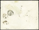 N° 6d 1F carmin cerise, superbe nuance, sur lettre