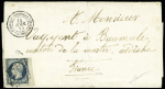 N° 10 25c bleu avec rare càd Corps Expéditionnaire