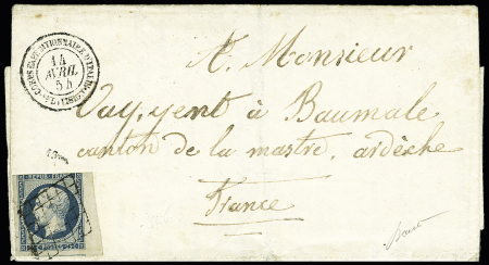 N° 10 25c bleu avec rare càd Corps Expéditionnaire