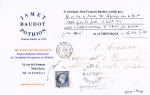 N° 10 25c bleu avec rare càd Corps Expéditionnaire