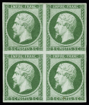 N° 12e 5c vert claire, Tirage des Arts & Métiers,