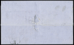 N° 13+16+17(x2) sur lettre de Marseille 1861pour Penang