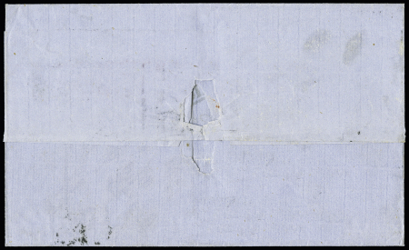 N° 13+16+17(x2) sur lettre de Marseille 1861pour Penang