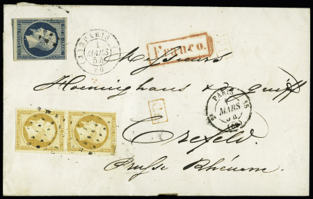 N° 10+13 25c Présidence en combinaison avec 10c Empire