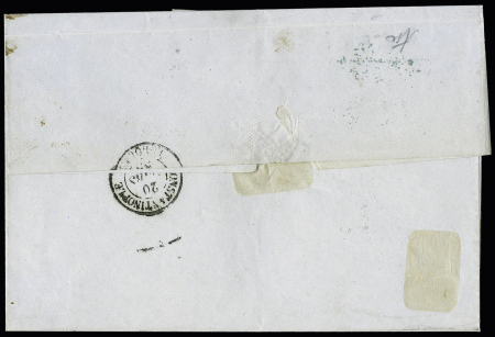 N° 14Af 10c bleu laiteux, bande de 3 + 2 isolés sur