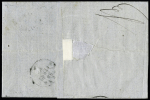 N° 14A 20c bleu en paire (1 ex. touché) obl. cachet