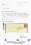 N° 18 1F carmin sur lettre de Toulouse (Haute-Garonne)