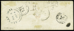 N° 18 1F carmin sur lettre de Toulouse (Haute-Garonne)