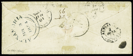 N° 18 1F carmin sur lettre de Toulouse (Haute-Garonne)