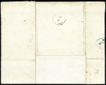 Dessin envoyé en tarif à 16c avec n° 20 (x2) +25